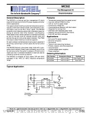 MIC502 datasheet pdf Micrel Semiconductor
