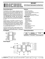 MIC4807 datasheet pdf Micrel Semiconductor