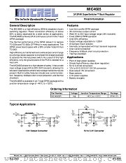 MIC4685 datasheet pdf Micrel Semiconductor