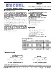 MIC3975 datasheet pdf Micrel Semiconductor
