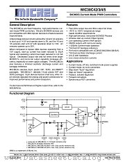 MIC38C42/3/4/5 datasheet pdf Micrel Semiconductor