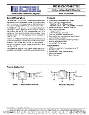 MIC37500/37501/37502 datasheet pdf Micrel Semiconductor