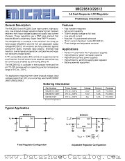 MIC29510/29512 datasheet pdf Micrel Semiconductor