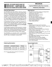 MIC2563A datasheet pdf Micrel Semiconductor