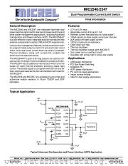 MIC2546/2547 datasheet pdf Micrel Semiconductor