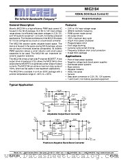 MIC2194 datasheet pdf Micrel Semiconductor