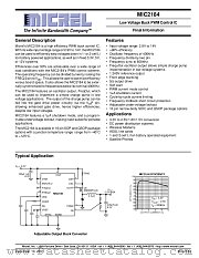 MIC2184 datasheet pdf Micrel Semiconductor