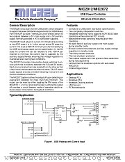 MIC2012/MIC2072 datasheet pdf Micrel Semiconductor