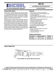 MIC184 datasheet pdf Micrel Semiconductor