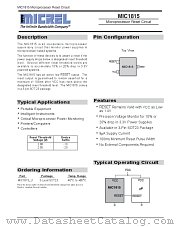 MIC1815 datasheet pdf Micrel Semiconductor