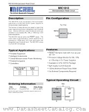 MIC1810 datasheet pdf Micrel Semiconductor