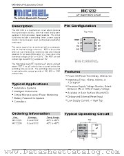 MIC1232 datasheet pdf Micrel Semiconductor