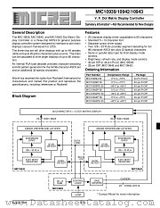 MIC10939/10942/10943 datasheet pdf Micrel Semiconductor