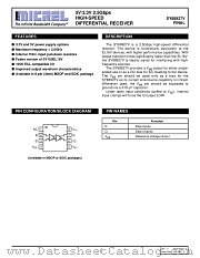 SY88927V datasheet pdf Micrel Semiconductor