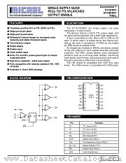 SY10/100H841 datasheet pdf Micrel Semiconductor