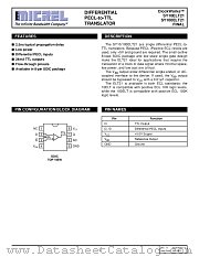 SY10/100ELT21 datasheet pdf Micrel Semiconductor