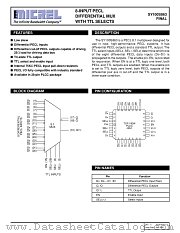 SY100S863 datasheet pdf Micrel Semiconductor