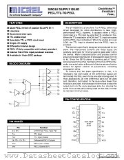SY100S815 datasheet pdf Micrel Semiconductor
