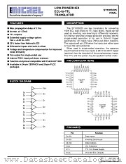 SY100S325 datasheet pdf Micrel Semiconductor