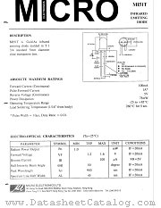 MI51T datasheet pdf Micro Electronics