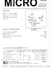 MSB74D datasheet pdf Micro Electronics
