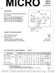 MR51W datasheet pdf Micro Electronics