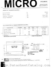 INT4003G datasheet pdf Micro Electronics