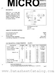 MSB31TA-X datasheet pdf Micro Electronics