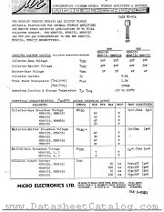MPS6533 datasheet pdf Micro Electronics