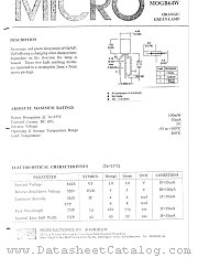 MOGB64W datasheet pdf Micro Electronics