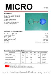 GT-2X datasheet pdf Micro Electronics