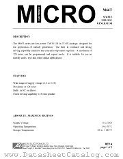 M66T datasheet pdf Micro Electronics
