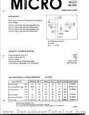 MG31D datasheet pdf Micro Electronics