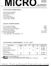 MG336A datasheet pdf Micro Electronics