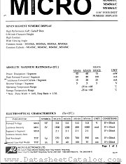 MY456A datasheet pdf Micro Electronics