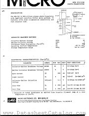 MEL79D datasheet pdf Micro Electronics