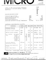 2SA561 datasheet pdf Micro Electronics