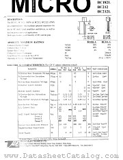 BC212 datasheet pdf Micro Electronics
