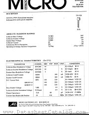 2SA928 datasheet pdf Micro Electronics