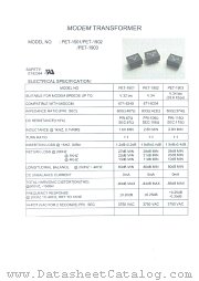 PET-1903 datasheet pdf Micro Electronics