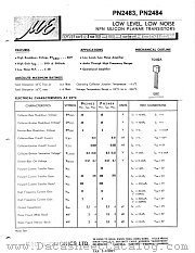 PN2484 datasheet pdf Micro Electronics