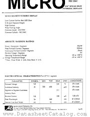 MU336C datasheet pdf Micro Electronics