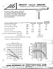2N5450 datasheet pdf Micro Electronics