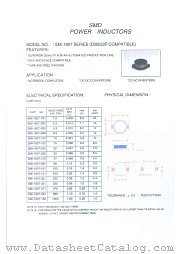 SMI-1607 SERIES datasheet pdf Micro Electronics