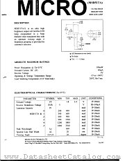 MSB51TA-X datasheet pdf Micro Electronics