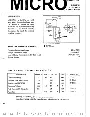 MSB557DA datasheet pdf Micro Electronics