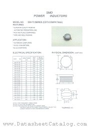 SMI-70 SERIES datasheet pdf Micro Electronics