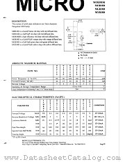 MSB38D datasheet pdf Micro Electronics
