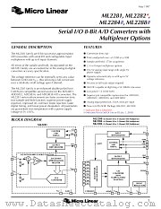 ML2282 datasheet pdf Micro Linear