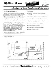 ML4872 datasheet pdf Micro Linear